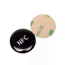 چین چاپ آرم سفارشی برچسب Nfc 25 میلی متری برچسب های تلفن رسانه های اجتماعی Nfc برچسب فعال اپوکسی Rfid ضد آب شرکت تولید کننده