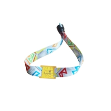 China Fabric personalizado NFC RFID Locker Pulseira Nylon Smart Bracelet para eventos NFC NFC para eventos fabricante