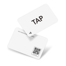 China Matte white NFC NTAG 215 NTAG 216 Social Media Digital Business Card manufacturer