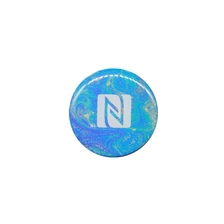 China Adesivo de etiquetas nfc epóxi com logotipo da empresa de cristal personalizado fabricante