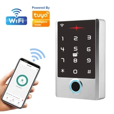 الصين واي فاي تويا IP68 مقاوم للماء نظام التحكم في الوصول إلى الباب مستقل لوحة المفاتيح بطاقة Rfid بصمة باب دخول وحدة التحكم في الوصول الصانع