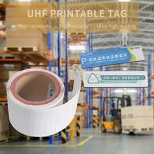 China Kostenloses Beispiel für Langstreckenfrequenz-Dual-Passiv-Etiketten-UHF-RFID-Inlay-Etikettenaufkleber für die Bestandsverwaltung von Vermögenswerten Hersteller