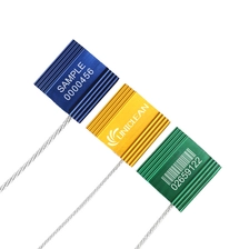 porcelana Sello de cable de contenedor hermético desechable sello de cable de alambre de camión de seguridad fabricante