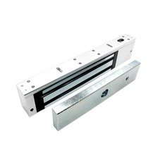 Chiny 350KG 800lbs elektryczny zamek magnetyczny do drzwi do szklanych/drewnianych/metalowych pojedynczych lub podwójnych drzwi kontrola dostępu zamek magnetyczny producent