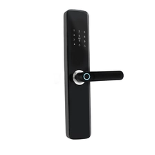 Chine Cerradura – serrures intelligentes à empreintes digitales, serrures de porte électriques numériques, sécurité domestique, Compatible WiFi, stockage en nuage, portes en bois, acier et laiton fabricant