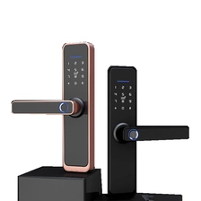 Chine Serrure intelligente Wifi Tuya TTlock, nouveau Style, empreinte digitale, Code de passe, carte, clé, serrure de porte intelligente fabricant