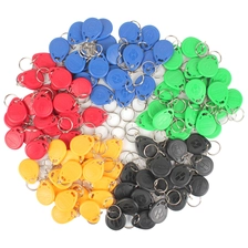 China Chaveiros personalizados com cartão de proximidade RFID 125KHz, chave ABS, etiquetas EM, chaveiro com chip de identificação, chaveiro inteligente fabricante
