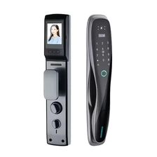 China Tuya inteligente digital bloqueio de impressão digital automático biométrico rfid ic cartão wifi app combinação fechadura da porta segurança em casa fabricante