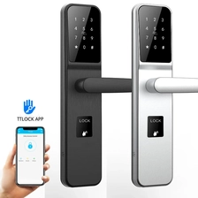 中国 电子数字密码智能键盘门锁，带 TTlock 应用程序/RFID 卡/钥匙/密码门锁，适用于酒店/公寓/家庭 制造商