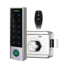 China Fechadura inteligente sem fio IP65, fechadura de porta inteligente, acesso por cartão de senha de impressão digital com controle remoto fabricante