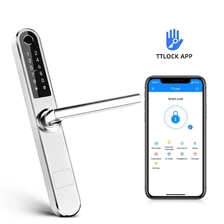 中国 工厂价 OEM&ODM 智能 Wifi BLE 指纹防水铝智能门锁，带 CE、ISO、FCC、ROHS 制造商