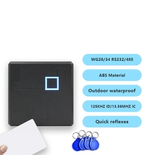 China.text_content IP68 واٹر پروف آفس کمیونٹی تک رسائی کنٹرول قربت ریڈر Wiegand 26 125KHz ID EM کارڈ RFID ایکسیس کنٹرول کارڈ ریڈر manufacturer.text_content