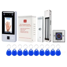 China Kit de sistema de controle de acesso à porta com fechadura magnética elétrica de 180kg 350LB Fonte de alimentação 905A 10 chaves fobs botão de saída fabricante