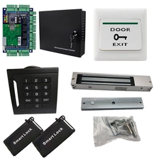 China Sistema de painel de controle de acesso de quatro portas de rede TCP / IP por controle de PC com cartão RFID e fechadura eletromagnética fabricante