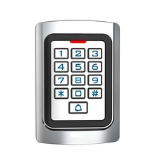 China Metal Case IP65 Waterproof RFID EM Card Door Access Control Reader With Keypad Standalone Smart Card Door Lock manufacturer