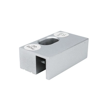 Trung Quốc Nhà máy Trung Quốc Nhà cung cấp Giá đỡ hợp kim nhôm cường độ cao 80mm bền cho cửa kính không khung Giá đỡ khóa chốt điện nhà chế tạo