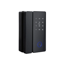Cina Blocco TT per porta in vetro per ufficio fornitore di fabbrica in Cina Blocco TT Scheda magnetica con password controllata da APP Nessuna perforazione Smart Lock digitale produttore