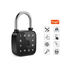 Cina Fornitore della fabbrica cinese Tuya Smart Lock Lucchetto per impronte digitali Password Swipe Card Lucchetto a combinazione impermeabile in lega di alluminio produttore