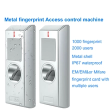 porcelana Fabricantes de teclados de control de acceso de huellas dactilares impermeables de aleación de zinc de Shenzhen fabricante