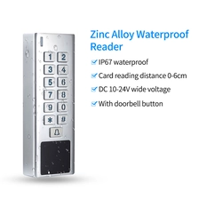 porcelana Controlador de acceso RFID de aleación de zinc de Shenzhen 3000 fabricantes de usuarios fabricante