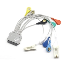 China Multi Leads EEG ECG Monitoring Electrode Cable manufacturer