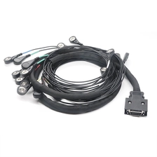 Çin SCSI 20Pin Konektörü - 4.0mm Elektrot Dişi Snap EKG Kurşun Teli üretici firma