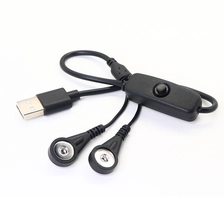 Çin Anahtar Güç Kontrollü USB A Erkek - 4.0mm Dişi Geçmeli Elektrot Kablosu üretici firma