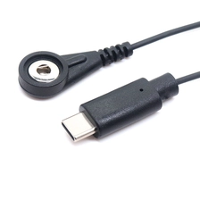 Çin USB 3.0 Tip C Erkek Fiş - 3.5mm EKG EKG Elektrotları Kurşun Tel Kablo üretici firma