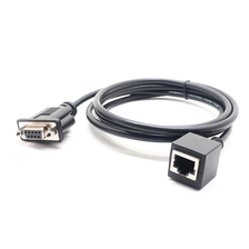 中国 DB9 针母头转 8P8C RJ45 母头连接器控制台电缆 制造商