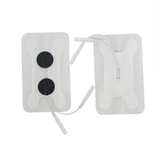 porcelana Almohadillas de electrodos de deglución de tela no tejida con pin de 2 0 mm para unidad TENS de disfagia fabricante