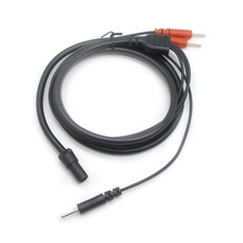 China Universal 3in1 4P Snap-in Plug To 2.0 Electrode Pin ECG Electrode Needle Lead Cable With SR For Medical Equipment manufacturer