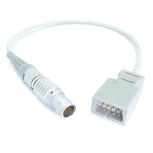 China Self-locking Metal Lemo Connector 6Pin To Patient monitor DB9 SpO2 sensor Extension Cable for ECG EMG EEG manufacturer