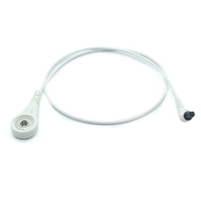 China Factory Electrode Cable 3.5mm 4.0mm Female EMS Snap To 4 Pin PNS Aviation Plug Lead Wire Cable manufacturer