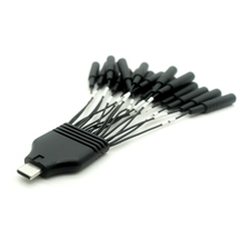 China Multi Functional 18in1 USB Type C To 2.0 Electrode Pin ECG Lead Wire Cable manufacturer