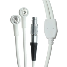 China ISO13485 Factory Wholesales 3P Metal Lemo Male to 4.0 Electrode Female Snap Physiotherapy Lead Wire for Electrode Tens Machine manufacturer