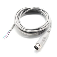 China 6 Pin DIN Male Connector to Open Wire for Physical Therapy Machine | Dongguan ISO13485 Certified Medical Cable Supplier manufacturer