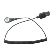 porcelana Cable de resorte en espiral con electrodo a presión USB A macho a hembra de 4,0 mm personalizado | Grado médico del fabricante Dongguan fabricante