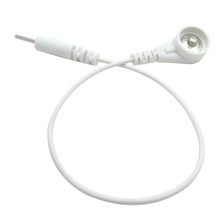 porcelana Cable conductor personalizado de TENS con clavija de electrodo de 2,0 mm con conector a presión macho de ECG de 4,0 mm | Fabricación China Dongguan fabricante