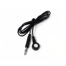 porcelana Conector plano magnético personalizado de 9,0 mm a cable de fisioterapia con conector banana de 4,0 mm | Fabricante de Dongguan ISO13485 fabricante