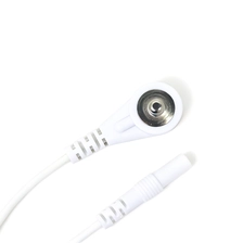 China 4.0mm Male Snap Connector to 1.5mm Round Female Terminal Cable for Physiotherapy & Electrotherapy Devices manufacturer