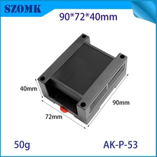 中国 90*71*40毫米AK-P-53塑料DIN轨道plc封装控制盒，用于电子产品PCB 制造商