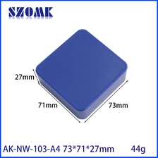 porcelana AK-NW-103 Producto de plástico IoT Caja exterior PCB Caja de montaje Cubla de la red 73*71*27 mm fabricante