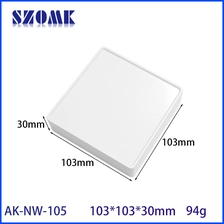 porcelana Case de plástico de bricolaje AK-NW-105 para módulos de red del dispositivo IoT Carcasa de plástico 103*103*30 mm fabricante
