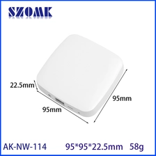 Китай AK-NW-114 Пламя замедляющего V0 PC ABS Electronics Shell Shell Box Box 95*95*22,5 мм производителя