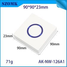 China AK-NW-126  Abs Plastic Ring Button Iot Housing Ceiling Smart for Bluetooth Gateway Controller Internet Things Iot Enclosure 90*90*23mm manufacturer