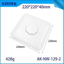 China AK-NW-129 Abs Wireless Router Gateway Ceiling Ap Shell Gas Shell Plastic Shell Sensor Plastic Housing Enclosure 220*220*40mm manufacturer