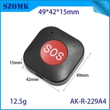 中国 49*42*15 ミリメートル AK-R-229 トラッカーアラーム Tuya スマート SOS 緊急コールケース ABS プラスチック電気ボックス双方向紛失防止ロケーター SOS 用 メーカー