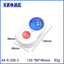 Chine Tuyau vide en plastique électronique pour PCB, 126x80x40MM, AK-R-208, blanc, bleu, rouge, ABS, SOS, PCB fabricant