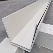 Tsina custom pvc rain house water upvc gutters manufacturer china Manufacturer