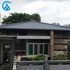 Çin Özel PVC Plastik Fireproof Sentetik Reçine Çatı Fayans Üreticileri Fabrika Çin üretici firma